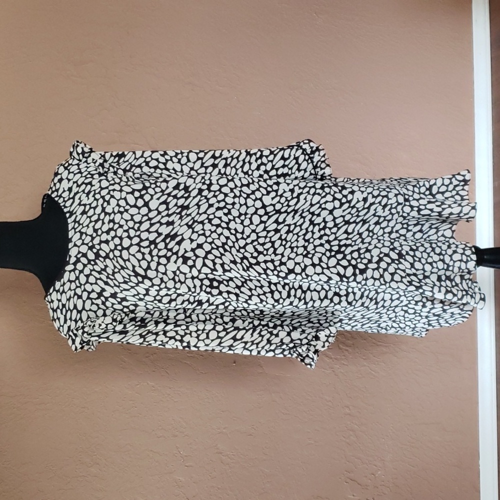 Who What Wear Women's Long Sleeve Animal Print Dress Size Medium